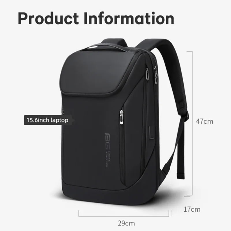 Waterproof Multi-Use Laptop Backpack for 15.6" Inch USB Charging Shockproof Business Briefcase Shoulder Bag for Man Women